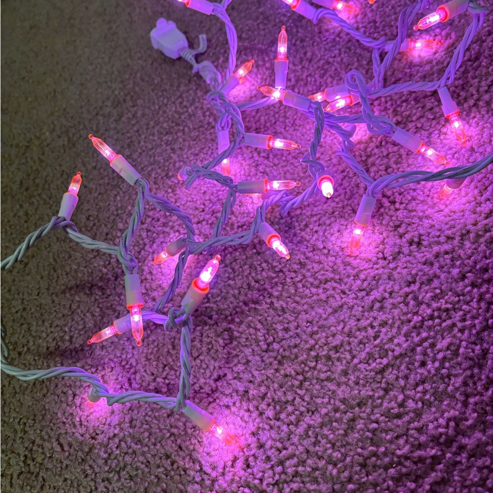 Pink String Lights